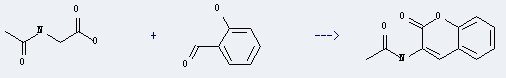 Preparation of Acetamide,N-(2-oxo-2H-1-benzopyran-3-yl)- can be prepared by 2-hydroxy-benzaldehyde and N-acetyl-glycine
